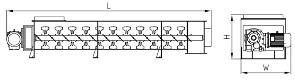 DJH雙軸連續(xù)式混合機(jī)(圖3) DJH雙軸連續(xù)式混合機(jī)(圖3)